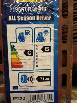 Nové gumy 195/170/14