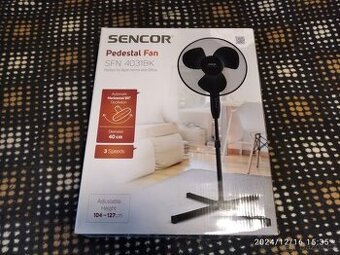 stojanový ventilátor SFN 4031 BK