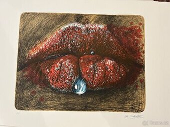 Jan Saudek litografie celek