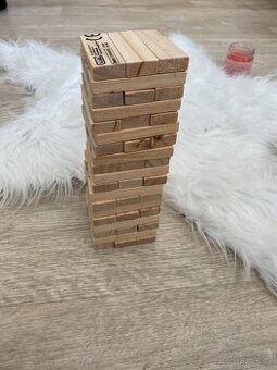 Dřevěná hra Jenga / věž – zábava pro děti i dospělé