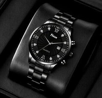 Nové hodinky + dárek kožený náramek - č 55