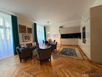Luxury Furnished Apartment 3+1 (120 sqm) for rent in Prague 
