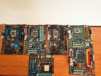 6x základní desky LGA 1151,AMD AM2+, AM3