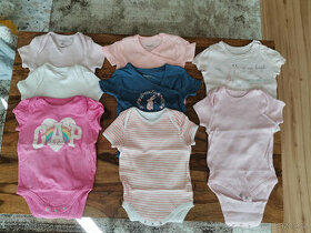 Body s krátkým rukávem, vel. 80 (9-12 měs.)