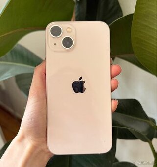iPhone 13, růžová, kapacita baterie 100 %