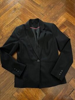 Dámské černé sako vel. 38 F&F