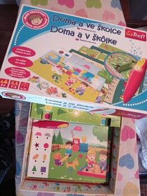 Dětská vzdělávací hra Doma a ve školce