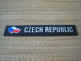 Nový samolepící 3D emblém "CZECH REPUBLIC"