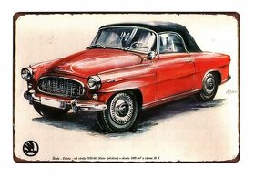 plechová cedule - Škoda Felicia (1959-1964) - 1
