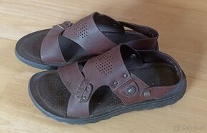 Pánské kožené sandály, vel. 43 - 1