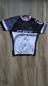 Cyklistický dres Force černý