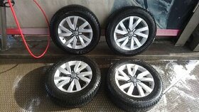 Sada Vw aragon 5x112 - Zimní pneumatiky Nokian 215/60/r16