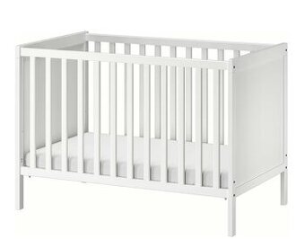 dětská postýlka IKEA 120x60 cm včetně matrace a koleček