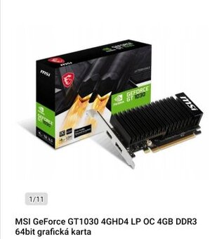Msi GeForce gt1030 4gb ddr3