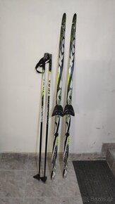Dětské běžky s protismykem 150cm + hůlky