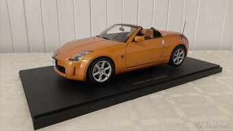 Model Nissan 350 Z Roadster Sunset Orange, Autoart 1:18
