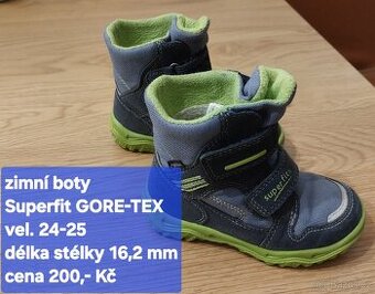 Zimní boty Superfit GORE-TEX vel. 24-25