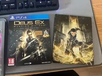 Deus Ex: Mankind Divided PS4 Steelbook