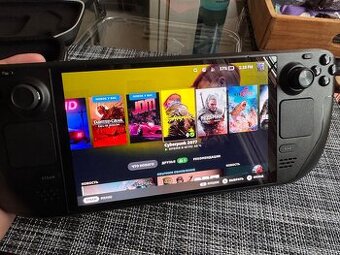 Steam deck Oled 512gb+ flash paměť a Dock stanice originál - 1