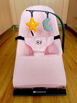 KINDERkraft - houpací lehátko MIMI růžové