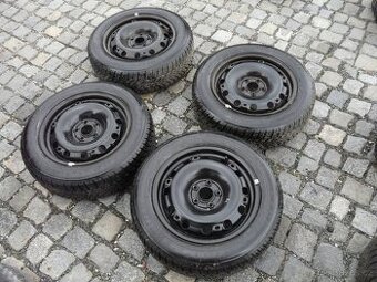 ZIMNÍ PNEU + DISKY 185/60R15 ŠKODA VW SEAT