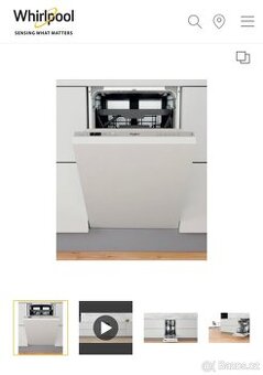 Vestavná plně integrovaná myčka nádobí Whirlpool