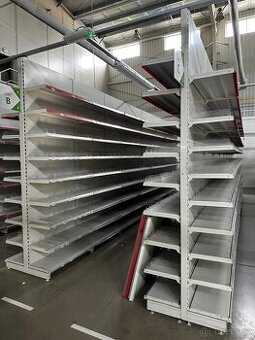 Plechové regály oboustranné - 1