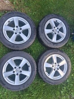 Alu kola 5 x 112 se zimními pneu 205/60 R16
