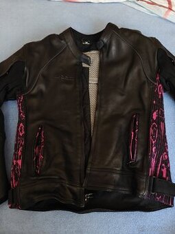Dámská kožená moto bunda W-TEC Caronina NF-1174, vel. XL