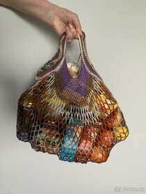 Háčkovaná síťovka, výběr z mnoha barev - doprava zdarma