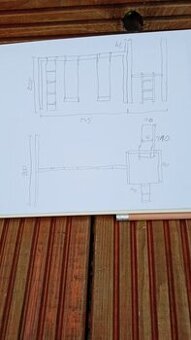 Zahradní houpačka se skluzavkou