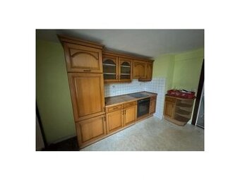 Rustikální kuchyňská linka dub masiv se spotřebiči,5585