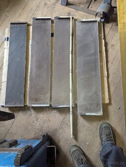 venkovní parapety - elox hliník