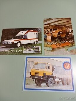Tatra Kopřivnice - tři dobové prospekty