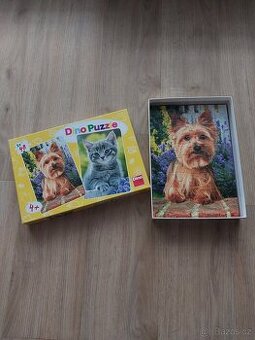 DINO PUZZLE 2X 48 DÍLKŮ, PRO VĚK 4+