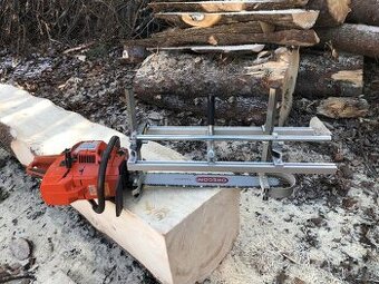 Katr z motorové pily - řezání prken motorovou pilou