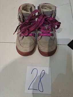 Dětské zimní kožené boty vel. 27/28 zn. D.D.STREP