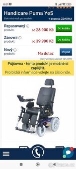 Elektrický invalidní vozik