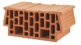 Cihly heluz miako  - zbytky ze stavby stropu