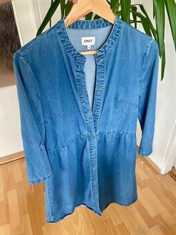 Only riflové džínové šaty vel. 38 PC: 899  Použité / nošené