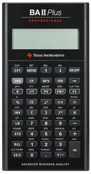 Kalkulačka pro finanční analýzu TEXAS INSTRUMENTS TI-BAII PL