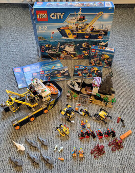 Lego City 60095 Plavidlo pro hlubinný mořský výzkum + 60091