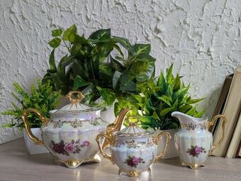 Luxusní porcelánový čajový servis  Originál Decor