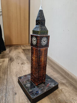 3x 3D svítící puzzle - Eiffelovka, Bigben,Socha svobody