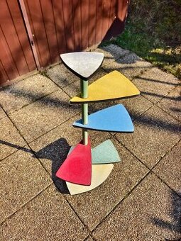 Retro květinový stolek, stojan, etažér Brusel Větší