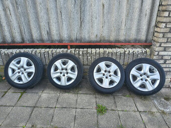 Plechové disky 16" 5x110 jako hlinikové s pneu 205/55 letní