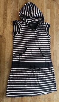 Proužkaté & mikinové šaty H&M vel. 170