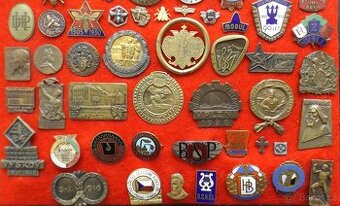 odznaky - různé druhy