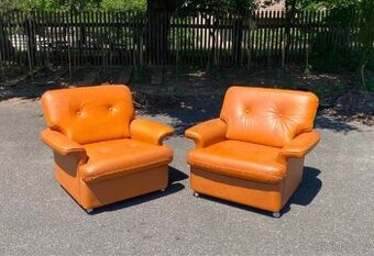 Retro pohodlná křesla 70. léta