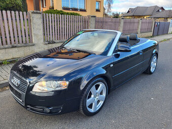 AUDI A4 CABRIO 2.0TDI 103KW, AUTOMAT, NAVI, XENONY,BOSE,KŮŽE